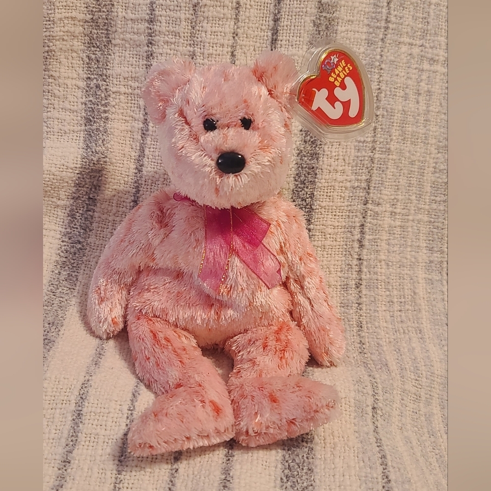 2002 Smitten the Bear 10th Anniversary Beanie Baby